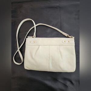 Jennifer Moore Cream Shoulder/Clutch Bag